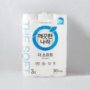 [SSG단독] 깨끗한나라 더 소프트 30m 30롤 (온)