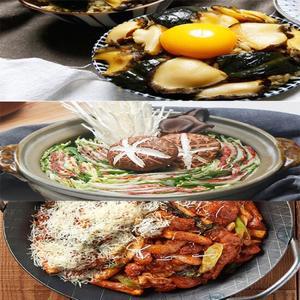 Fresh 밀키트 간편식 간편조리 인기세트 3종 (전복솥밥과 전복버터소스+밀푀유나베+눈꽃치즈닭갈비)