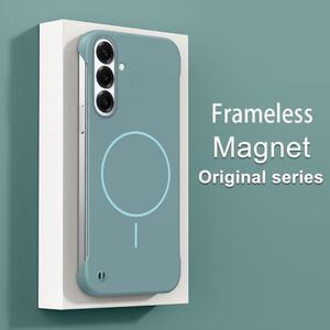 맥세이프카드케이스 호환 맥세이프케이스 갤럭시 삼성 갤럭시 S25 EDge FE Plus 울트라 하드 백 슬림 Magsa