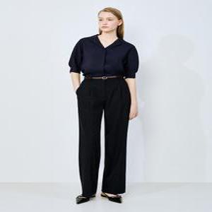 볼륨 오픈 칼라 셔츠 SWWSTO22560