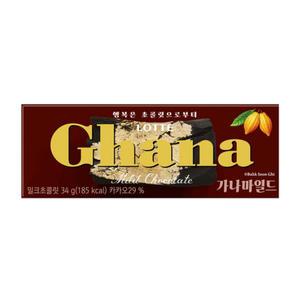 롯데 가나마일드 34g/초콜릿