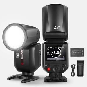 카메라후레쉬 NEEWER Z2 Z2-C Z2-N 24G HSS 18000s 무선 TTL 라운드 헤드 카메라 플래시 스피드라이트 캐논