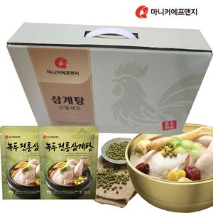 마니커-전통녹두 삼계탕 선물세트(800gx2봉/실온)/하림/참프레