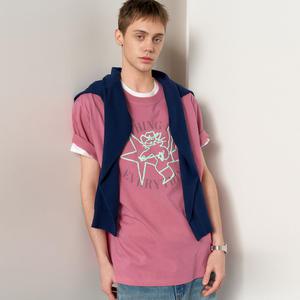 UNISEX 웨스턴 캣 루즈핏 반팔티 [PINK] / SBE2U01010-MAN