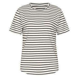 비씨비지 BCBG 스트라이프 하프 슬리브 티셔츠 B4B3X471 441820