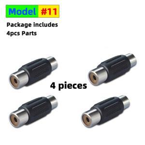 자동차 후방 카메라 모니터 연장 라인 코드 RCA  DC 케이블 어댑터 변환기 4 핀 항공 남성 여성