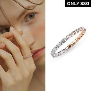 [도로시][SSG단독] 14k 모이사나이트 믹스 이터니티 반지(1.8mm) 6호-14호