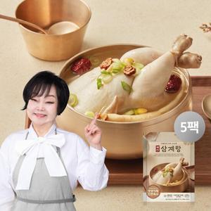 빅마마 이혜정의 아주 고소한 꽉찬 삼계탕 5팩 총 6kg