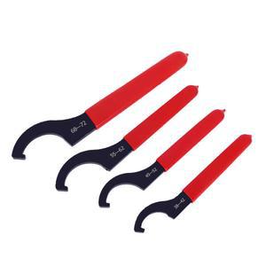 45 48HRC 후크 렌치 스패너 미끄럼방지 핸들 검정색 산화 라운드 너트 C 유형 38 42MM/45 52MM/55 62MM/68 72MM 도구