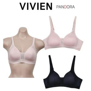 노와이어 브라 비비안 쿨메쉬 아웃밴딩 스포츠 브래지어 A컵