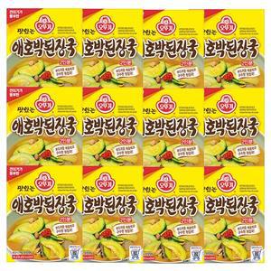 오뚜기 맛있는 애호박 된장국 2인분 36g 12개