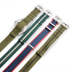 세이코 나토 스트랩 프리미엄 20mm 22mm 팔찌 용 롤렉스 용 오메가 007 해밀턴 용 고품질 나일론 시계 밴드