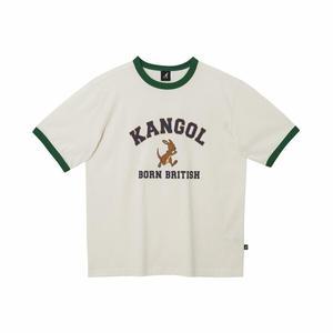 [캉골] 플레이 로고 링거 티셔츠 2775 아이보리 (KRECST27750)