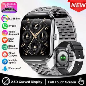 Ultra Thin1 96 AMOLED 곡선 스크린 시계 항상 시간 표시 통화 경고 남성 여성 Xiaomi Android IOS 용 Smartwatch 선물