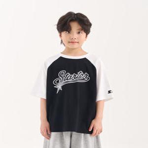 [스타터 블랙라벨 키즈]웨이브 스타 반소매 (블랙) ST252ISS08_BLK