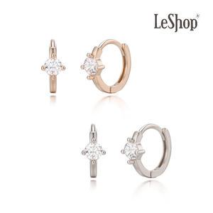 [르샵주얼리] 14K 슬림 스톤 귀걸이(GoldPlated)_LJ5038BRE