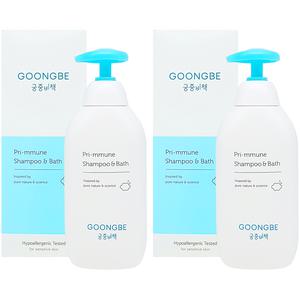 궁중비책 프리뮨 샴푸앤바스 350ml + 350ml 신생아바디워시 유아샴푸