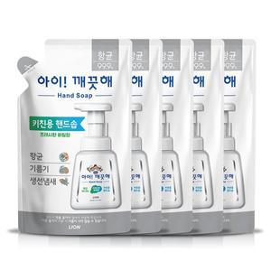 [아이깨끗해] 키친(주방용) 리필200mlx5개