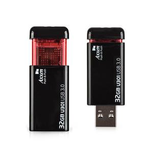 액센 U301 PUSH&PUSH USB3.0 128GB 클릭형 LED