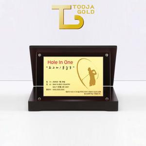 순금카드 3.75g 상패 골프 홀인원 이글 싱글 등 기념