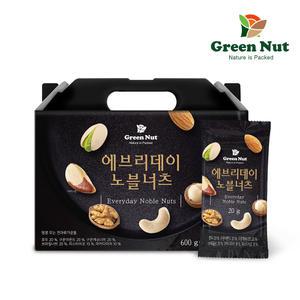 [그린너트] 에브리데이 노블너츠 20g x 30봉 하루 견과류