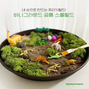 공룡 스몰월드 재료세트 / 피규어 모래놀이 집콕 놀이 키트 엄마표미술 어린이 유치원 선물