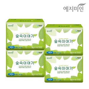 예지미인 숲속이야기 비오셀 생리대 대형 14Px4팩