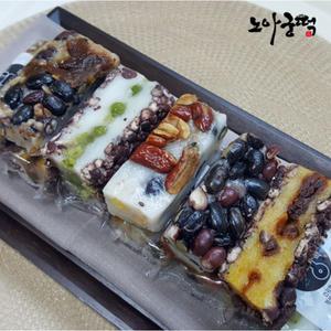 [노아궁떡] 결혼답례품 백일떡 영양간식 아침식사대용 떡세트 모듬5종영양떡