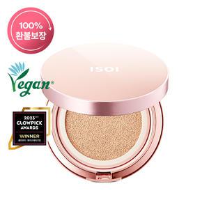 [아이소이] 스킨케어 비건 쿠션 SPF38 PA++21호 단품(본품+퍼프)