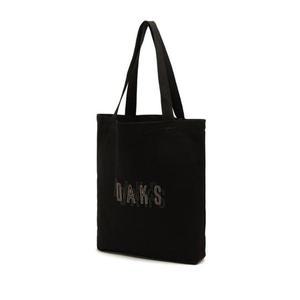 갤러리아 DBBA2F338BK 닥스 블랙 로고 프린팅 면 에코백