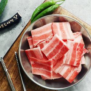 더푸드마켓 듀록돼지고기 옛날냉동삼겹살 500g