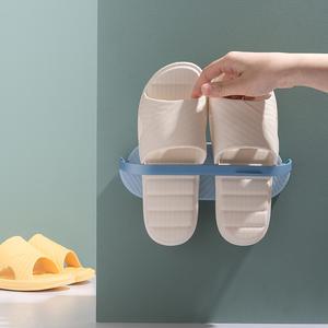 실내화꽂이 욕실 화장실 거실 실내화 슬리퍼 거치대 부착식 걸이[2P]