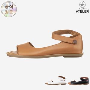[엘피아틀리에] 소가죽 밸리 토오픈 웨지 샌들  R231SE12