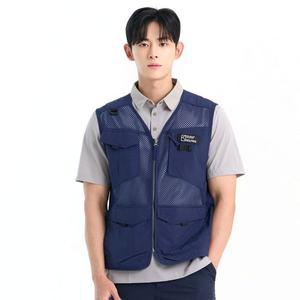 [콜핑] 2271VK142M 기능성 메쉬 속건성 경량 작업복 남성 봄 여름 등산조끼