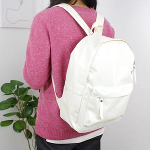 메는가방 가벼운 무지 백팩 천 미니 캔버스 에코 백팩