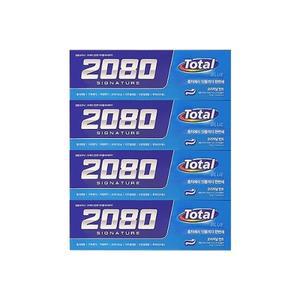 애경 2080 시그니쳐 토탈 블루치약 125g 4입