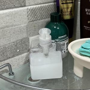 펌핑 공병 용기 핸드크림 소분 로션 디스펜서 투명 450ml
