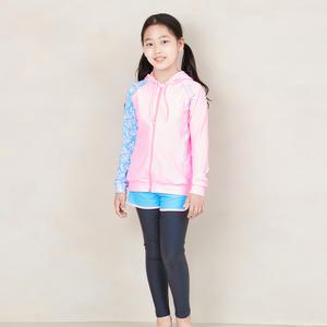 베이직엘르 후드 집업 비치반바지 워터레깅스 세트 BEG-V603P 11 (상의+하의), 1개