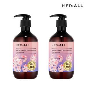 메디올 탈모완화 피치블라썸 샴푸 480ml 2개