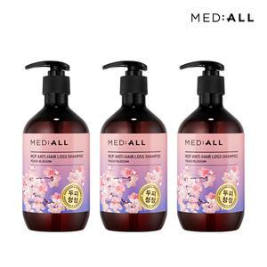 메디올 탈모완화 피치블라썸 샴푸 480ml 3개