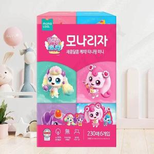 캐치티니핑 천연펄프 무형광 휴대용 화장지세트 어린이 휴지 각티슈 교실 갑티슈 캐릭터 아이방 초등학교