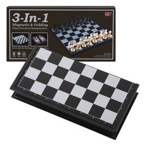 [무료배송] 접이식 자석 체스판(31cmX31cm) 3in1 보드게임