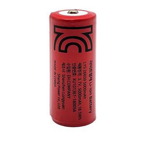 고출력 26650 배터리 충전지 5000mAh KC인증 보호회로 리튬이온 건전지