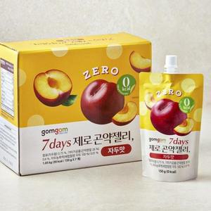곰곰 7days 제로 곤약젤리 자두맛, 7개 one option