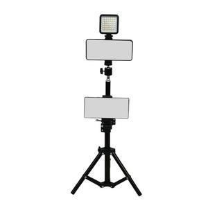 [MENPK2GM_52BW]SMJ SM3043삼각대 LED 듀얼 스마트폰 세트