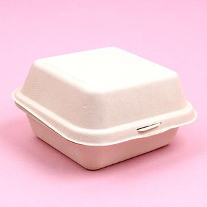 펄프도시락 정사각 크라프트 50개/15cm/피크닉/일회용포장/소풍/용기/도시락통