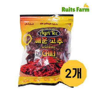 [루츠팜] 동남아 매운 건고추 100gX2개 매운고추 땡초 쥐똥고추 프릭끼누 페퍼론치노 베트남 건고추