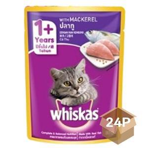 고양이 파우치 사료 어덜트 고등어 80g 24P 습식 영양 (WFH37DD)