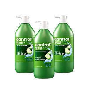 댄트롤 상쾌한 향 프레쉬 애플 샴푸 820ml x 3개