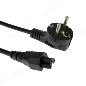 EU 전원 케이블 노트북 HP Dell Toshiba Sony ASUS Lenovo Samsung Notebook 용 3 핀 어댑터 코드 충전기